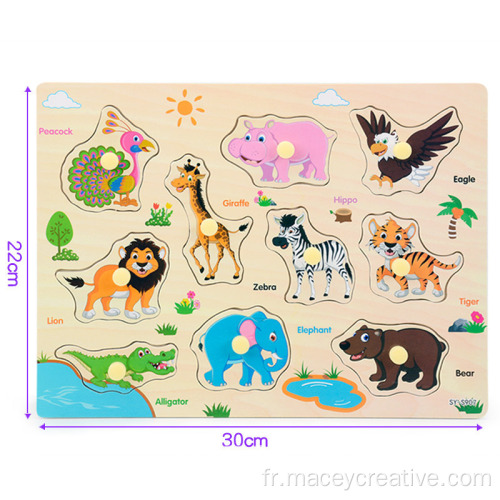 Puzzle de la carte 4-8 PCS sans chevilles